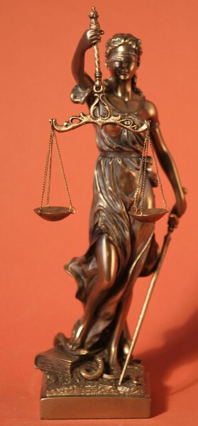 Blind Lady Justice La Justica Statue Sculpture Gift Scales Sword Woman